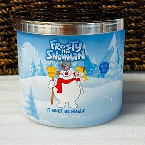 Goose Creek Frosty the Snowman It Must Be Magic 3-Wick Candle Limited Edition